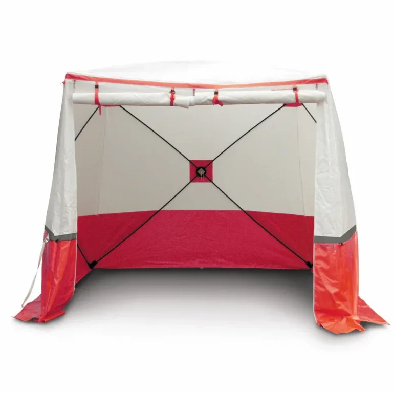 Workingtents by Plucon - Flat Roof tent - Red