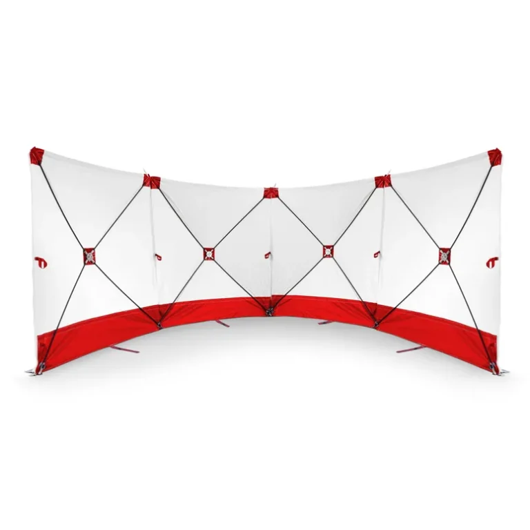 Workingtents by Plucon - Safety Screen in Red 7,2 meters